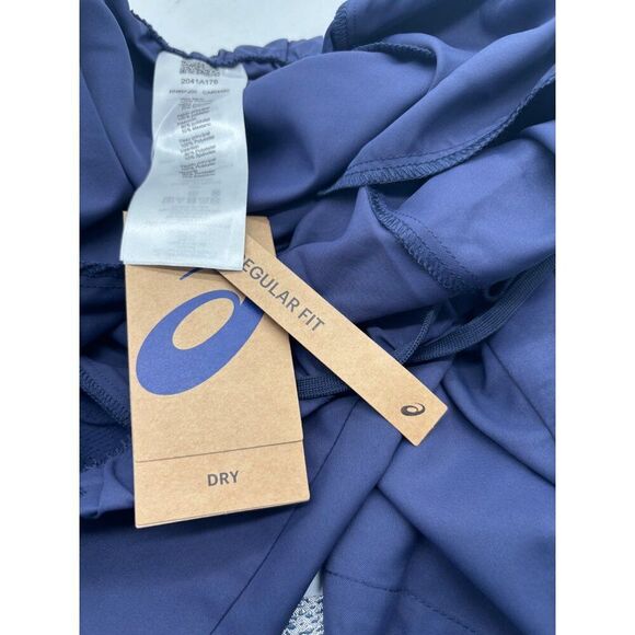 ASICS Men's Court 9In Shorts, Blue, Sz. L - Picture 8 of 9